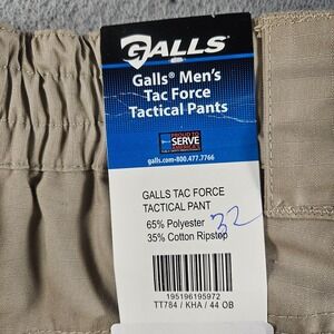 NEW GALLS Tac Force Tactical Cargo Pants Men Size 44 x 32‎ Light Khaki